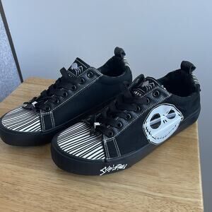 Disney Nightmare Before Christmas men’s sneakers Shoes Size 8 Black